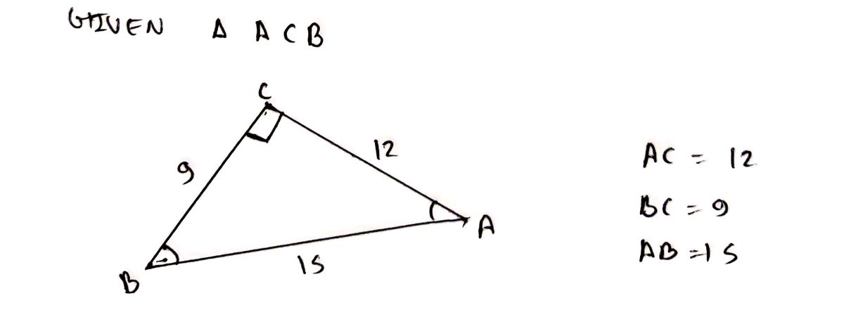 Trigonometry homework question answer, step 1, image 1